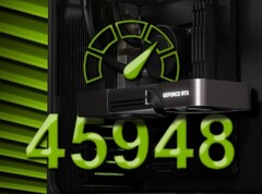 Es posible que la GeForce RTX 5090D haya sido overclockeada para la ejecución del benchmark PassMark. (Fuente de la imagen: Nvidia/PassMark - editado)