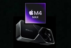 Applela M4 Max de Nvidia intercambia golpes con la GPU RTX 4070 de sobremesa en el benchmark Blender. (Fuente de la imagen: Apple, Nvidia)