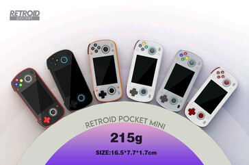 Los antiguos colores del Retroid Pocket Mini. (Fuente de la imagen: Retroid)