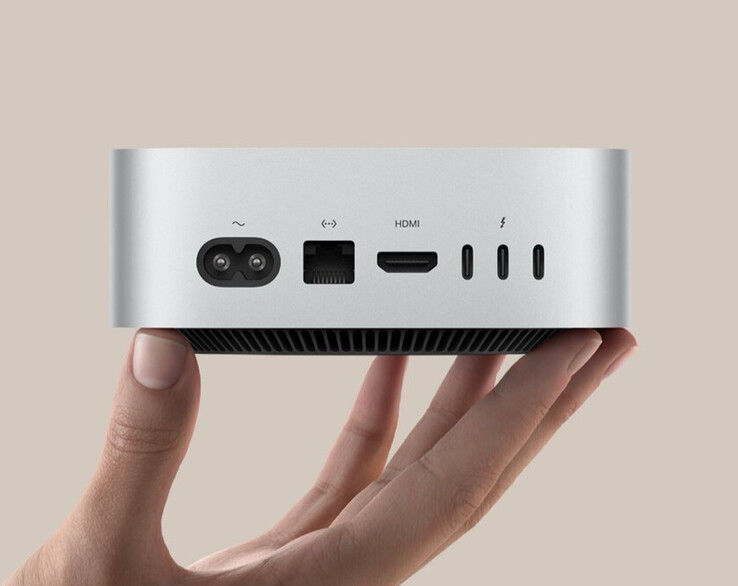 La E/S del Mac mini incluye un puerto HDMI de tamaño completo. (Fuente de la imagen: Apple)