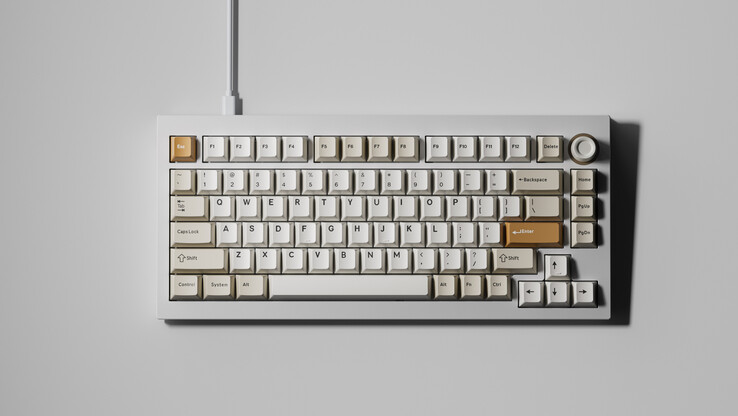 El teclado para juegos Lemokey L5 HE 8K en la gama de colores Dawn Master (blanco y marrón)...