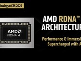 AMD RDNA 4 se presenta en primicia en el CES 2025. (Fuente de la imagen: AMD)