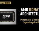 AMD RDNA 4 se presenta en primicia en el CES 2025. (Fuente de la imagen: AMD)