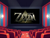 La película «The Legend of Zelda» proyectada en un cine