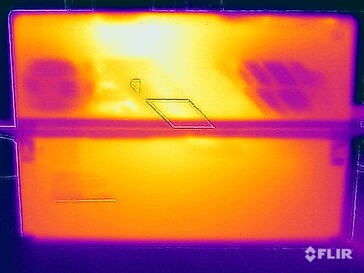 Prueba de esfuerzo de temperaturas superficiales (trasera)