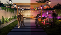 Las Eufy Outdoor String Lights E10 también pueden combinar con su color de luz actual. (Fuente de la imagen: Eufy/Amazon)