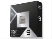 Embalaje de venta al público para la CPU Ryzen 9 9950X3D2.