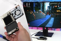 El mini PC Steam Deck de ETA Prime es muy básico pero tiene mejor acústica y térmica que el Steam Deck estándar gracias a una carcasa abierta y más disipadores de calor. (Fuente de la imagen: ETA Prime en YouTube - editado)