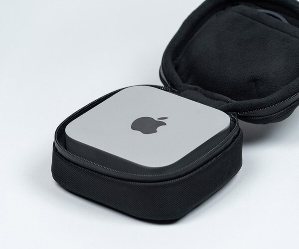 La funda Waterfield Shield para Mac mini ofrece protección contra arañazos y abolladuras. (Fuente de la imagen: Waterfield)