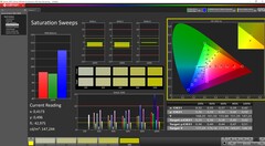 Saturación antes de la calibración