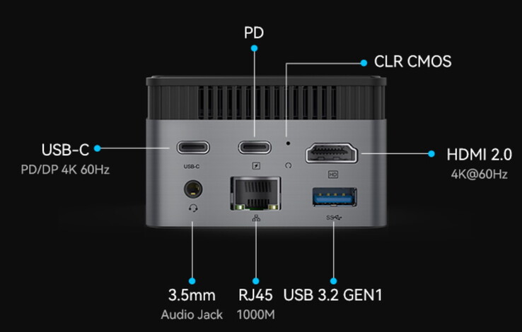 El M6S Plus es un mini-PC alimentado a través de USB PD (Fuente de la imagen: Morefine)