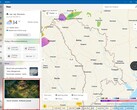 Microsoft Weather con anuncios en Rumanía (Fuente de la imagen: Propio)