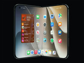 Imagen conceptual del teléfono plegable iPhone Ultra.