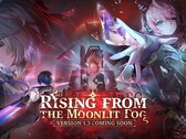 «Neverness to Everness», versión 1.3; «Rising from the Moonlit Fog», ilustración de keya.