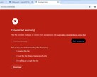 Advertencia de seguridad a pantalla completa en Google Chrome (Fuente de la imagen: gHacks Technology News)