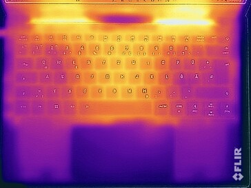 Prueba de resistencia a las temperaturas superficiales (lado superior)