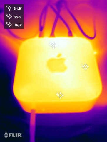 Prueba de tensión de temperaturas superficiales (arriba)