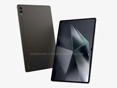 Samsung Galaxy Tab S10 Ultra render filtrado (Fuente de la imagen: @Onleaks x @AndroidHeadline)