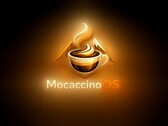 Logotipo no oficial de MocaccinoOS desktop Linux AI-made para la versión 26.03