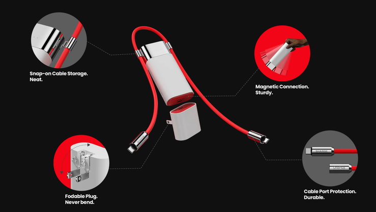 El diseño de la funda inspirada en OnePlus...