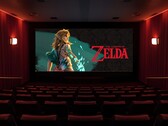 La película de Zelda se proyecta en un cine (Fuente de la imagen: Nintendo of America con ediciones)