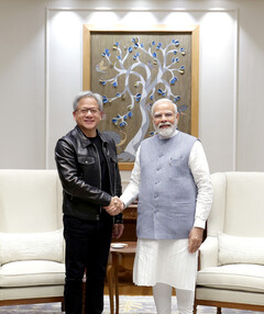 Nvidia e India en conversaciones preliminares para desarrollar un chip de IA (Fuente de la imagen: @narendramodi en X)