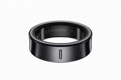 Galaxy Anillo en el colorway negro titanio (Fuente de la imagen: Samsungmobilepress)