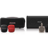 Gama de altavoces portátiles LG Xboom 2026. Arriba a la izquierda: Xboom Stage 501, arriba a la derecha: Xboom Blast, abajo a la derecha: Xboom Mini, abajo a la izquierda: Xboom Rock. (Fuente de la imagen: LG)