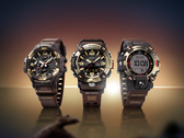 De izquierda a derecha: el Casio GR-B300H-5A, el GG-B100XMH-5A y el GW-9500MH-5.