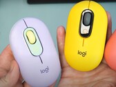 Al igual que las otras tres opciones, el ratón inalámbrico Pop de Logitech está disponible en varios colores (Fuente de la imagen: Box.co.uk en YouTube)