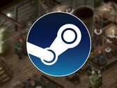 Una imagen que muestra el logotipo de Steam y el juego The Pale Beyond, ahora con un 80% de descuento.