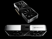 Una imagen renderizada de la GPU GeForce RTX 3060 Founders Edition