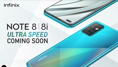 El supuesto cartel promocional del Infinix Note 8. (Fuente: Twitter)