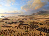 Una imagen que muestra un ejército en A Total War Saga: Troy, ahora con un 66% de descuento en Steam.