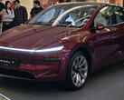 Nuevo Tesla Model Y en color Ultra Red (Fuente de la imagen: Sawyer Merritt/X)