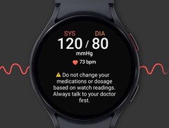 Algunos smartwatches Samsung Galaxy ya pueden calcular su tensión arterial. (Fuente de la imagen: Samsung)