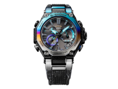 El Casio G-SHOCK MTG-B2000YST-1AER Edición &quot;Cazatormentas&quot;, con un precio de 1.299 libras (~1.670 dólares) en la página web de Casio España (Fuente de la imagen: Casio)