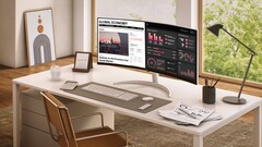 LG no pondrá a la venta el monitor inteligente MyView 34SR60QC ni el 34SR65QC hasta el mes que viene en mercados seleccionados. (Fuente de la imagen: LG)