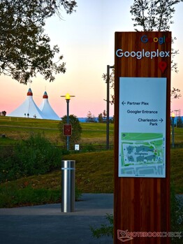 Por supuesto, también hay zonas restringidas en el extenso Googleplex.