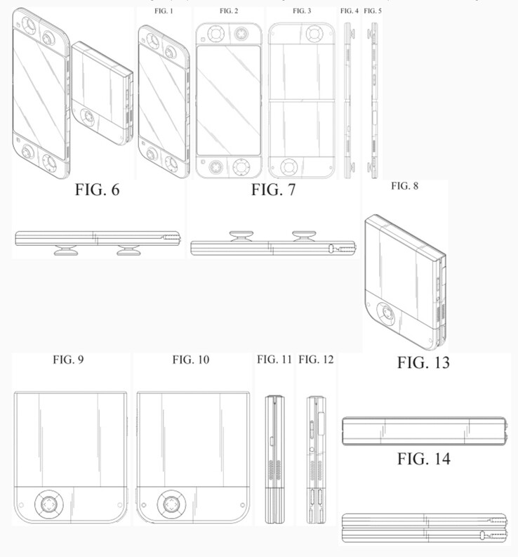 Patente del dispositivo portátil plegable para juegos de Samsung (Fuente de la imagen: OMPI)