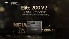 La central eléctrica portátil Bluetti Elite 200 V2 tiene una capacidad de 2.073 Wh con carga rápida Turbo (Fuente de la imagen: Bluetti vía PRNewswire)