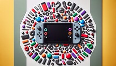 Parece que la Nintendo Switch 2 dependerá en gran medida de los imanes para fijar los mandos Joy-Con. (Fuente de la imagen: imagen generada por DALLE3)