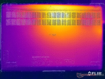 Prueba de resistencia a las temperaturas de la superficie (parte inferior)