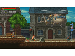 Guns of Fury tiene una bella y crujiente estética de 16 bits fuertemente inspirada en el clásico de SNK Metal Slug (Fuente de la imagen: Steam)