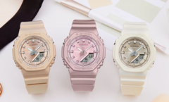 La nueva serie Casio G SHOCK para mujer GMAP2100: Desde la izquierda: GMA-P2100ST-9A, GMA-P2100ST-4A, GMA-P2100ST-7A. (Fuente de la imagen: Casio)