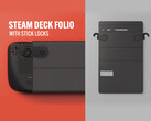 La Steam Deck Folio se enviará con un exterior de PU y un interior de microfibra. (Fuente de la imagen: Andrew Reeves)