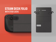 La Steam Deck Folio se enviará con un exterior de PU y un interior de microfibra. (Fuente de la imagen: Andrew Reeves)