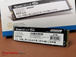 El SSD TeamGroup MP44, proporcionado por TeamGroup