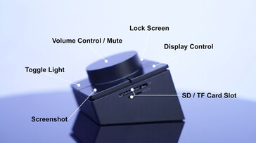 Se ha instalado un mando pulsable y cuatro botones. (Fuente de la imagen: HubKey)