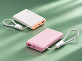 El Oppo 33 W Pocket Charge está disponible en los colores rosa claro y caqui.